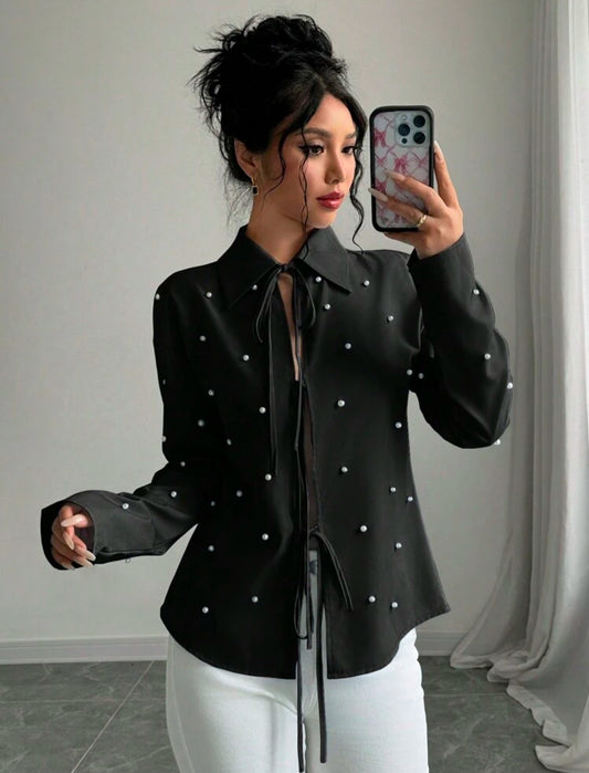 Camisa de perlas
