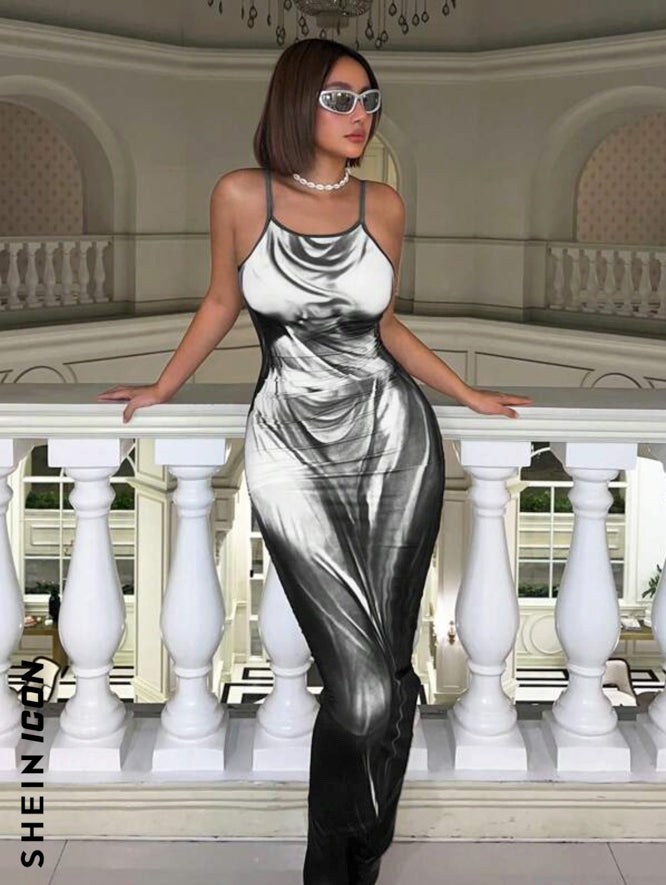 Vestido silueta humedo