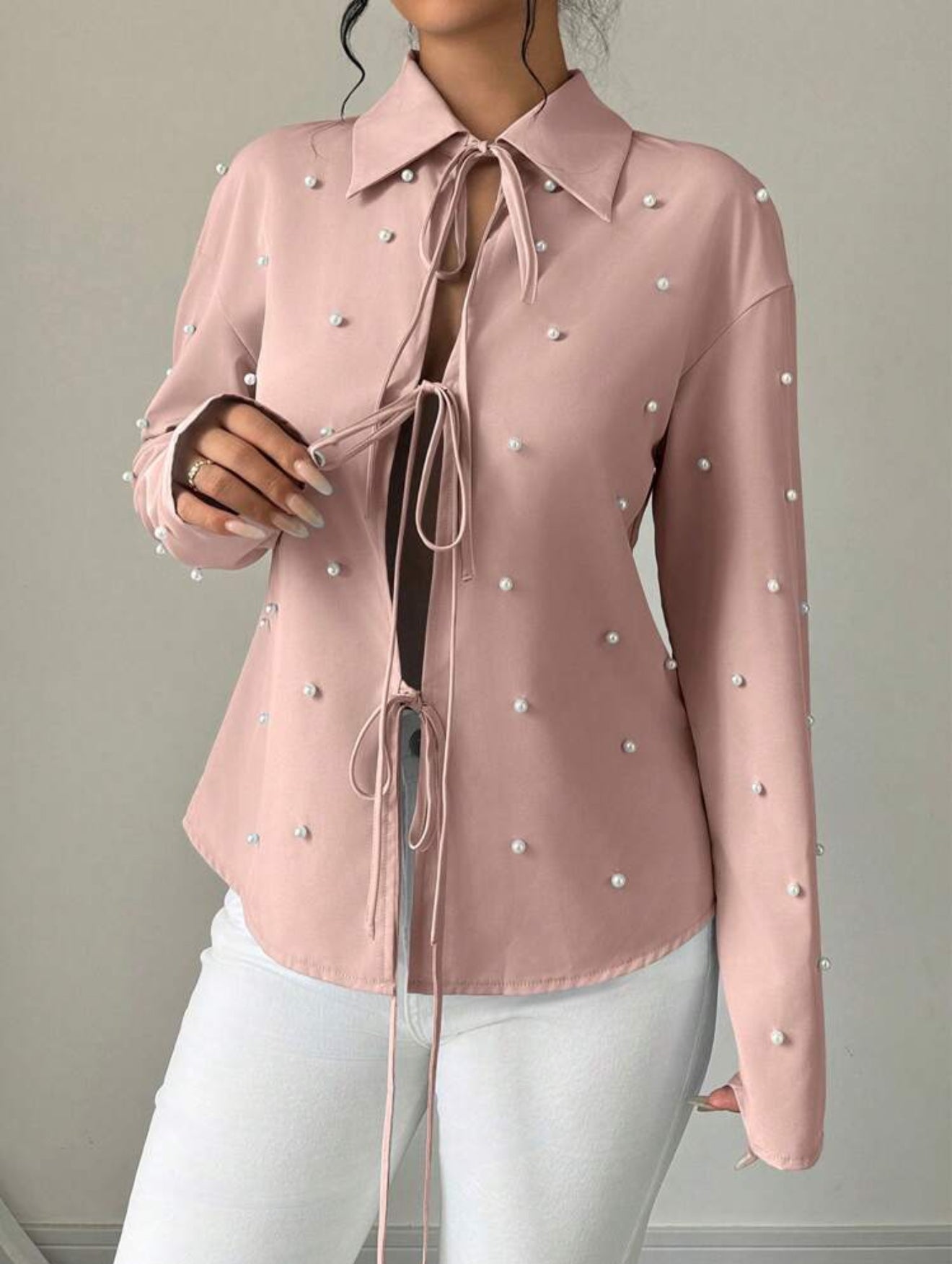 Camisa de perlas