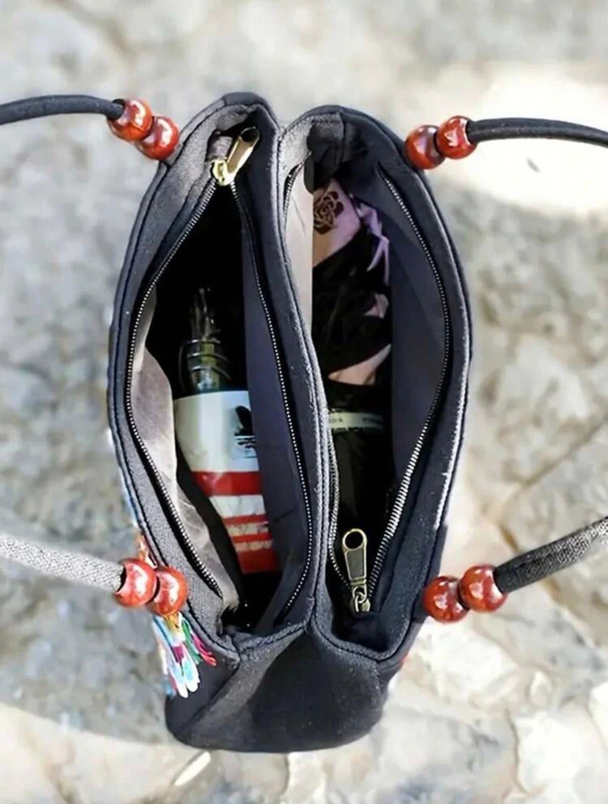 Cartera texturizada elegante