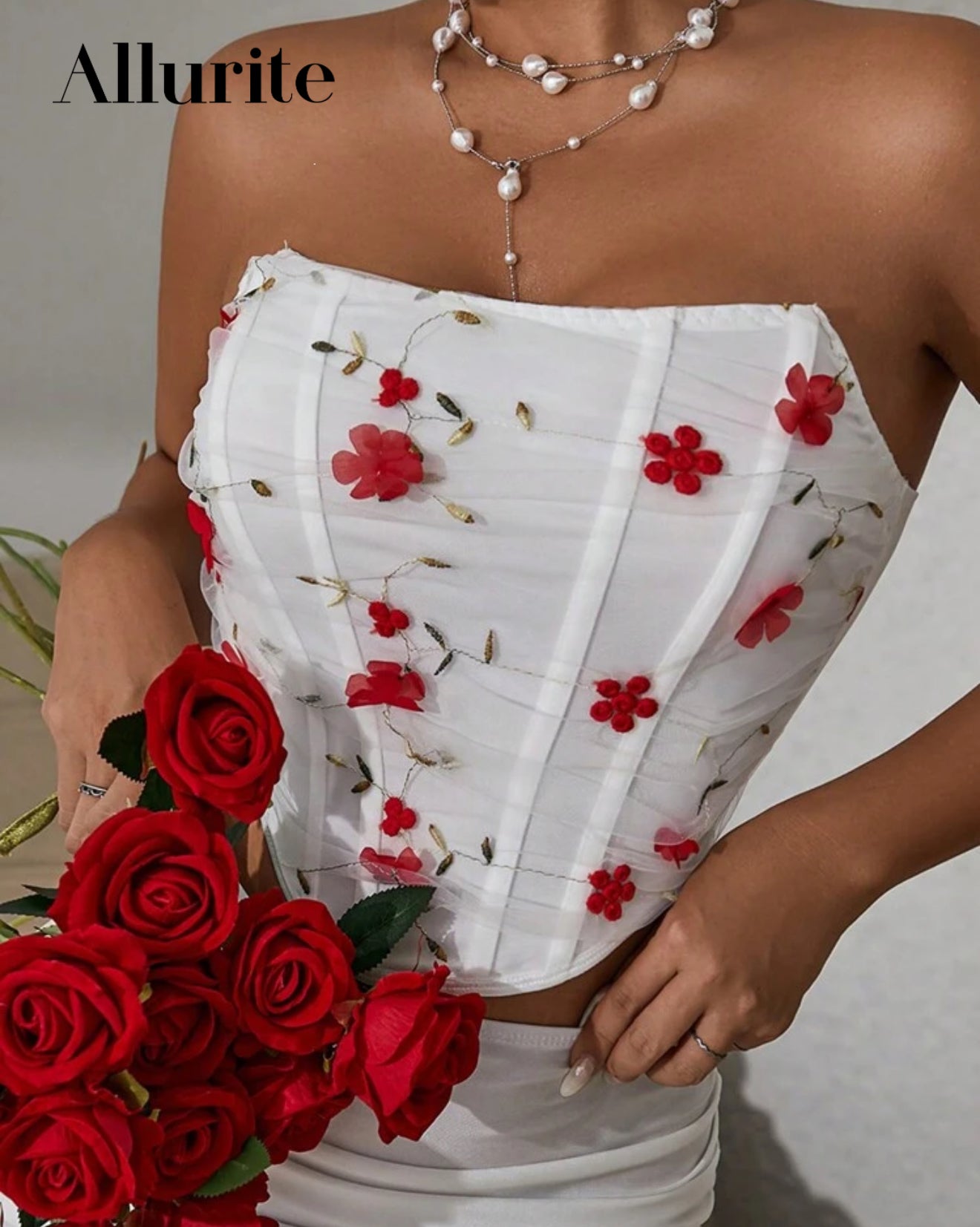 Bustier corset de Flores