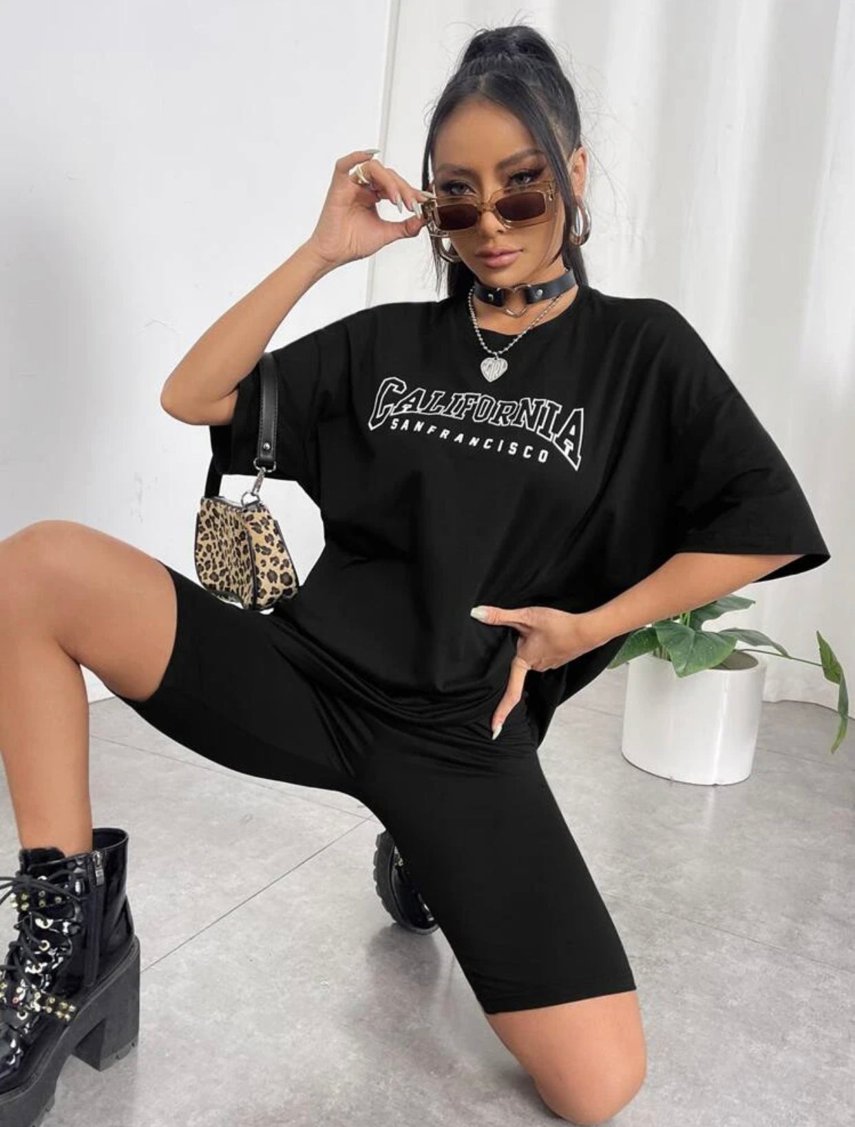 Set de oversize y biker