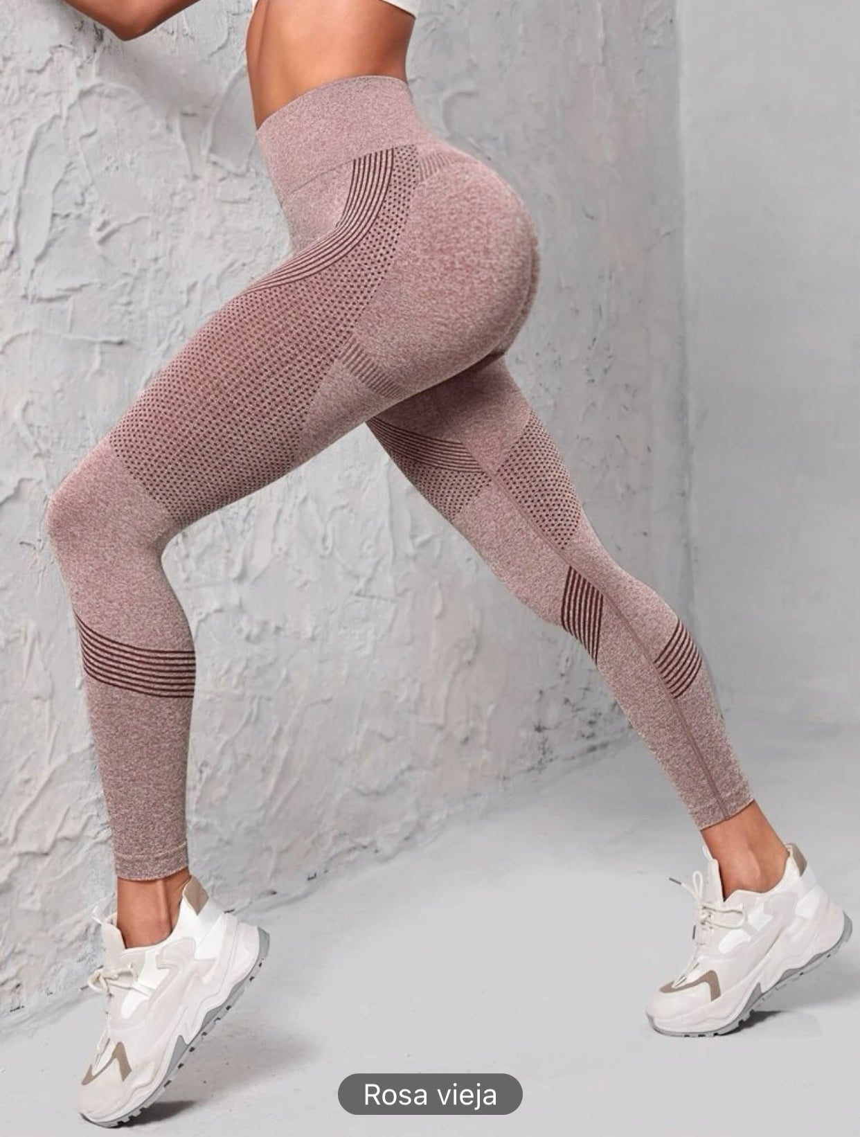 Leggings levant cola Rosa vieja