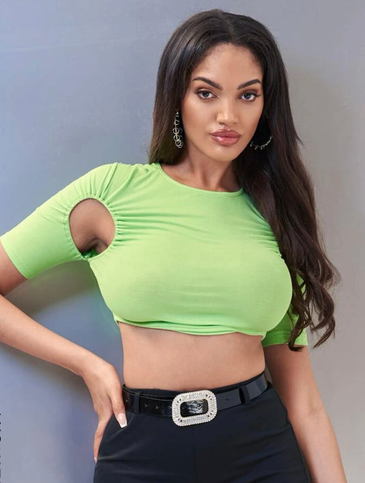 Top verde neon