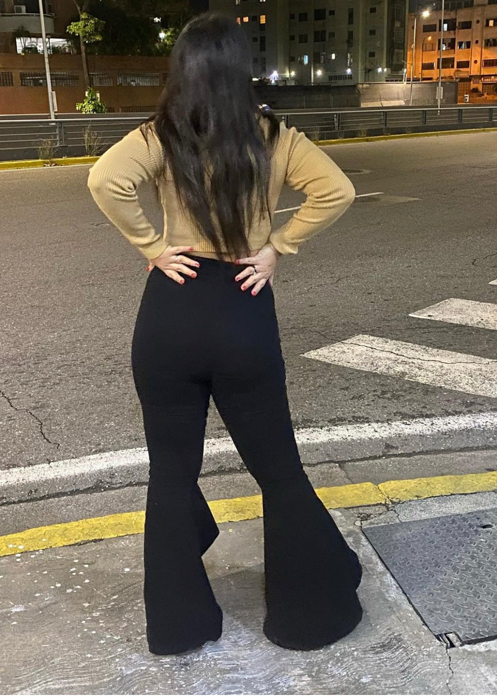 Bota campana jean