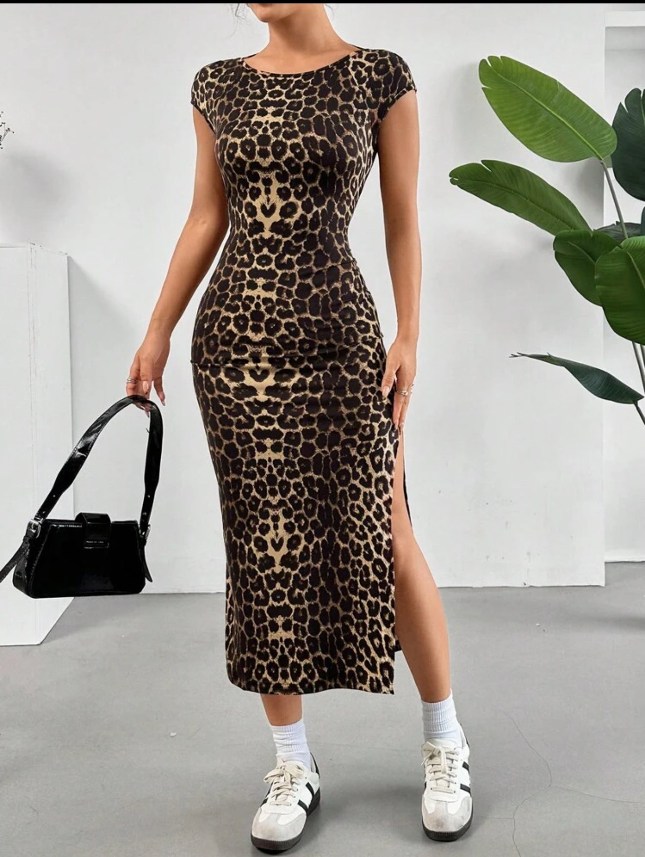 Vestido animal print