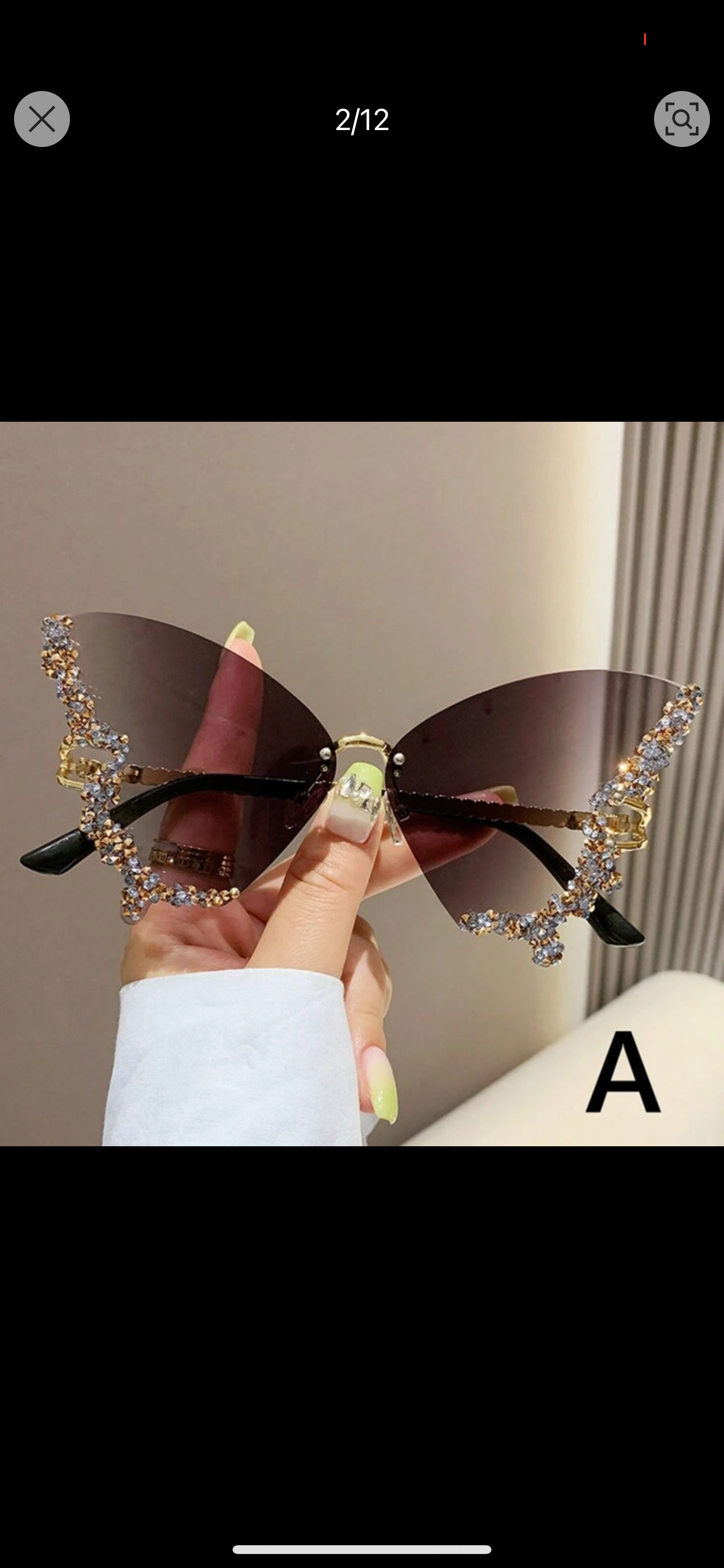 Lentes de mariposa